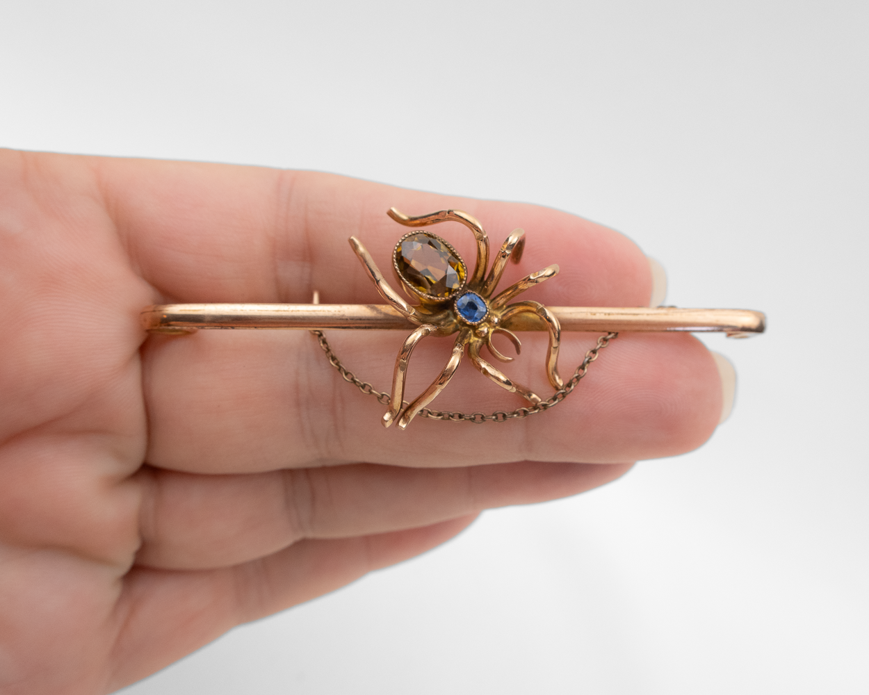 Victorian Spider Brooch