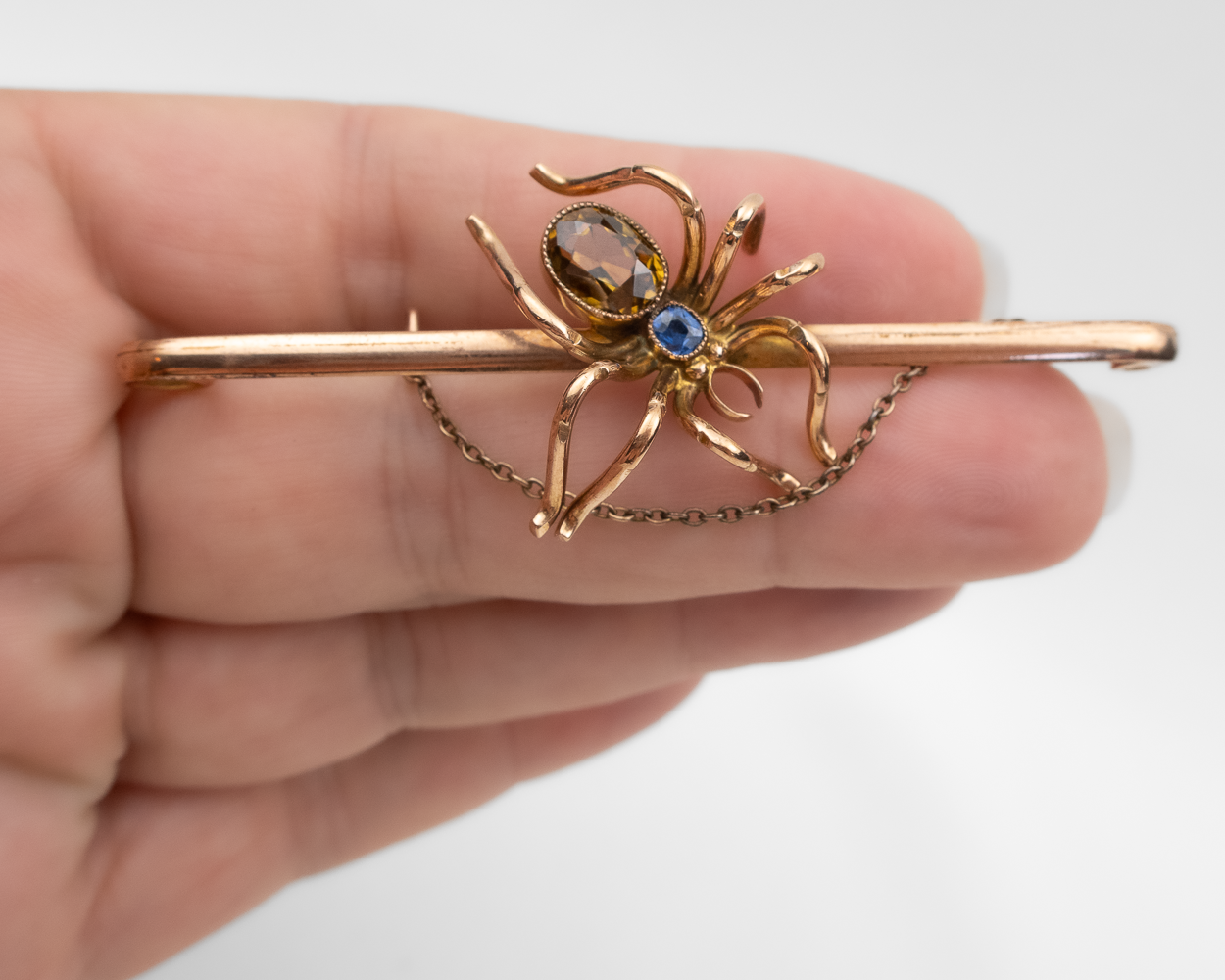 Victorian Spider Brooch