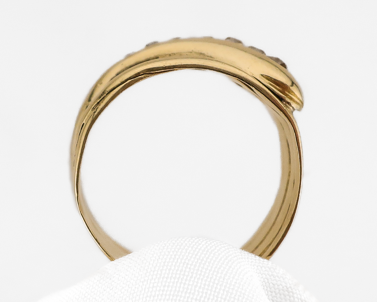 Victorian Snake Ring with Diamonds