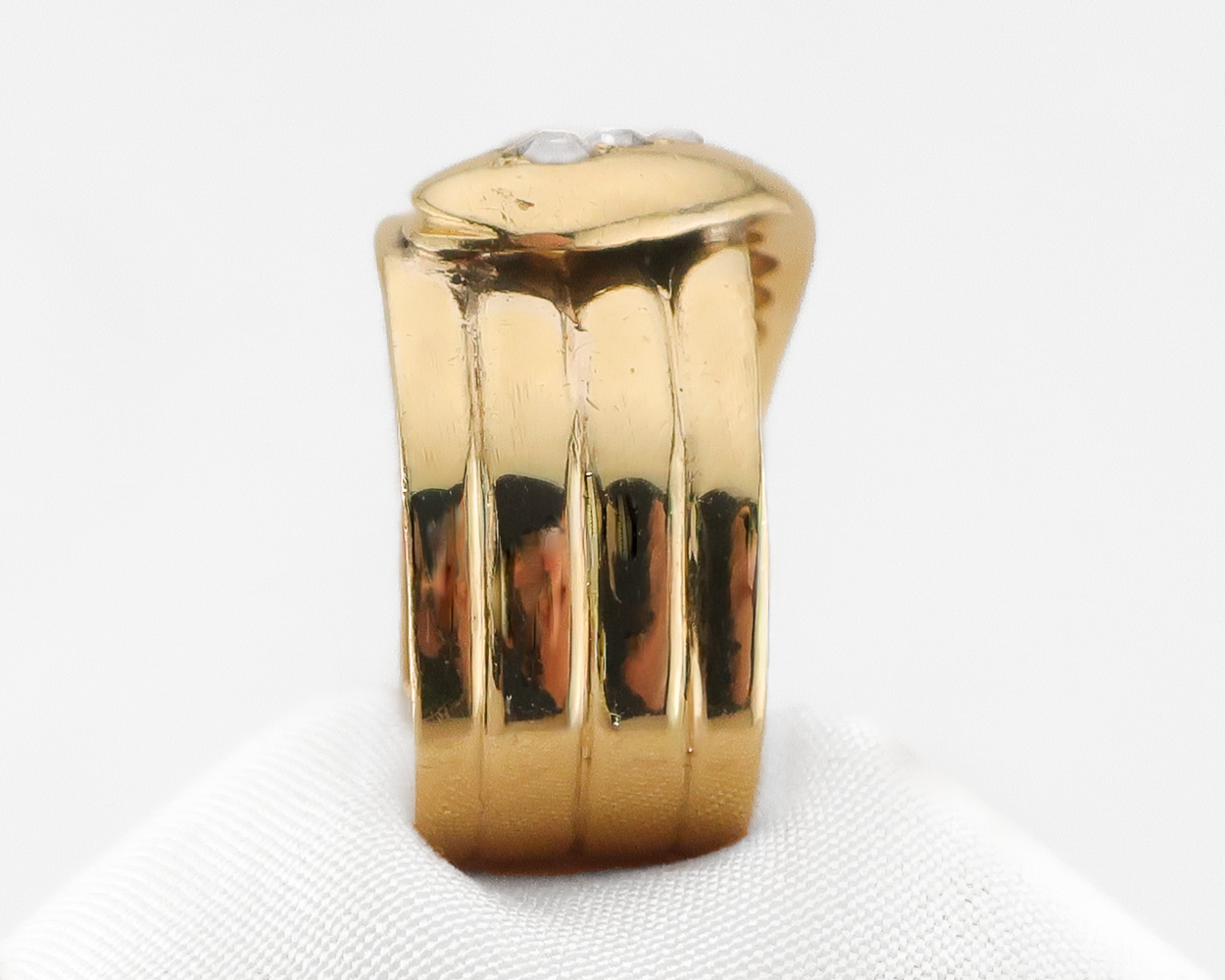 Victorian Snake Ring with Diamonds