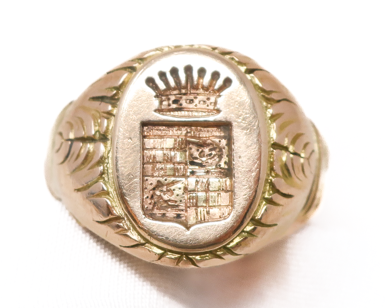 Victorian Gold Intaglio Ring — Isadoras Antique Jewelry