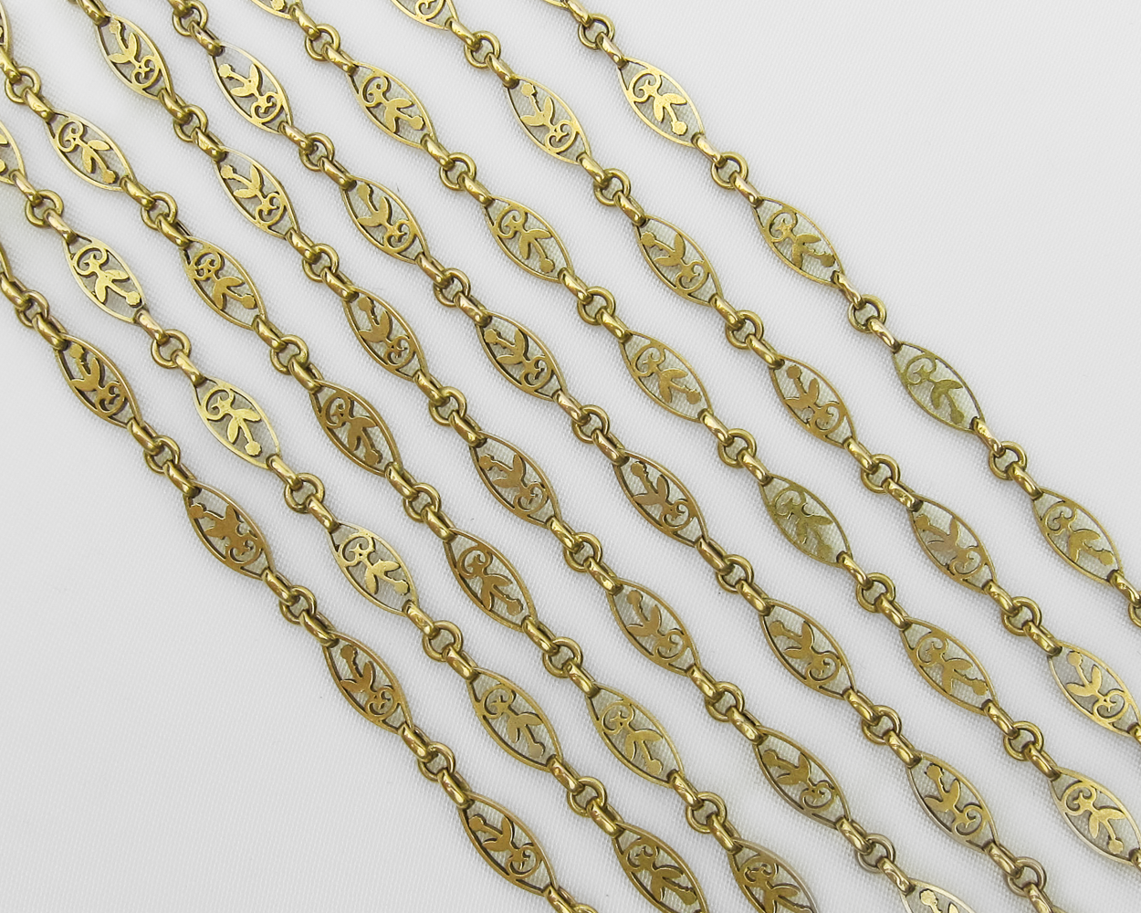 Victorian French Imperial 15KT Gold Chain