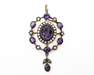 Victorian Amethyst & Pearl Pendant