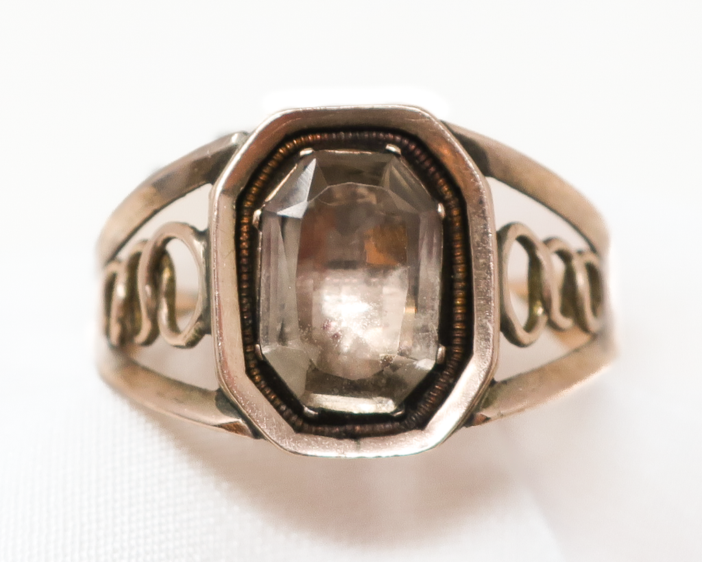 Georgian Crystal Ring — Isadoras Antique Jewelry
