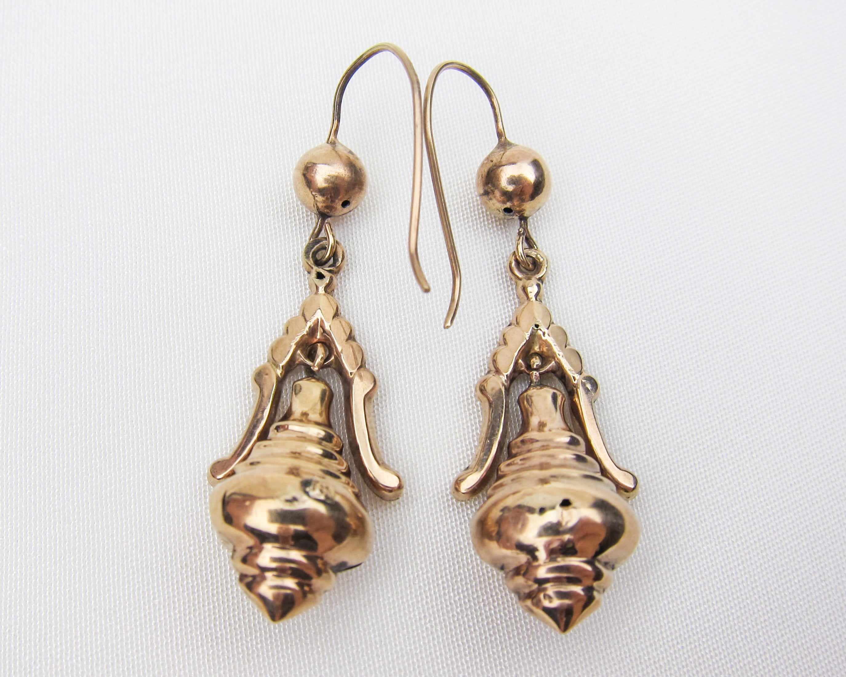 Victorian 9KT Gold Dangle Earrings