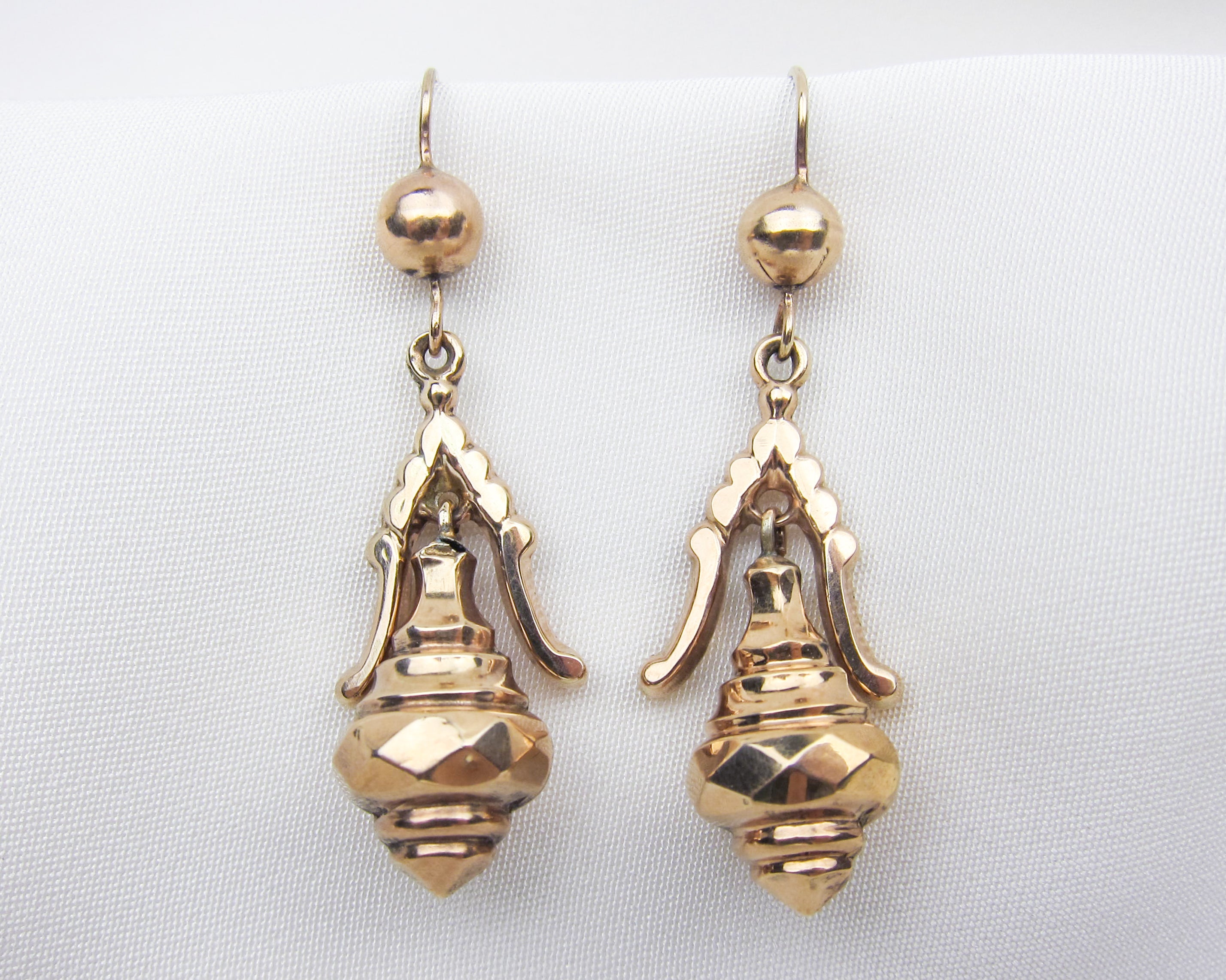 Victorian 9KT Gold Dangle Earrings