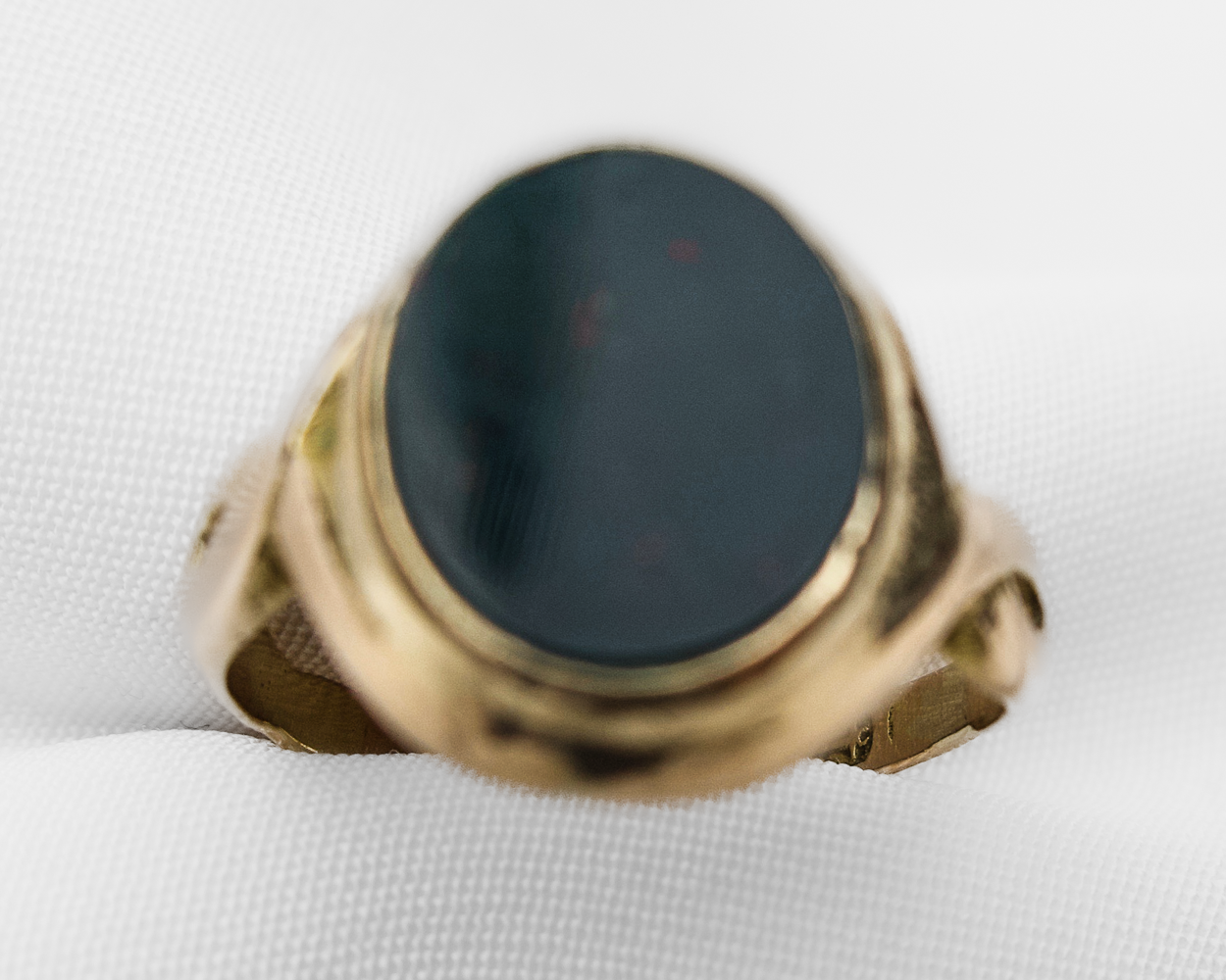 Victorian English Bloodstone Ring