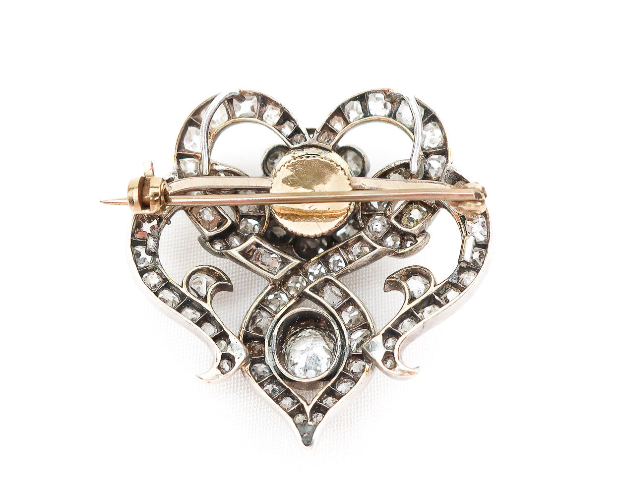 Circa 1860 Diamond Brooch