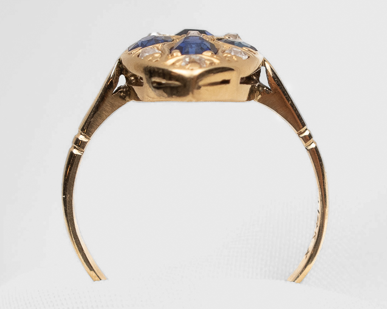 Victorian Sapphire & Diamond Ring