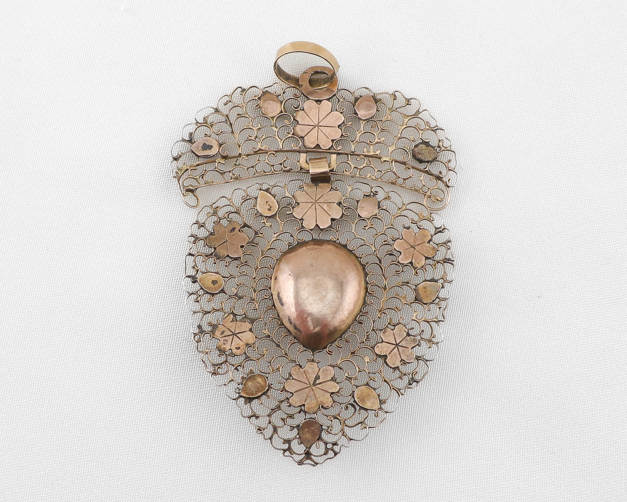 Georgian Filigree Diamond Pendant/Brooch