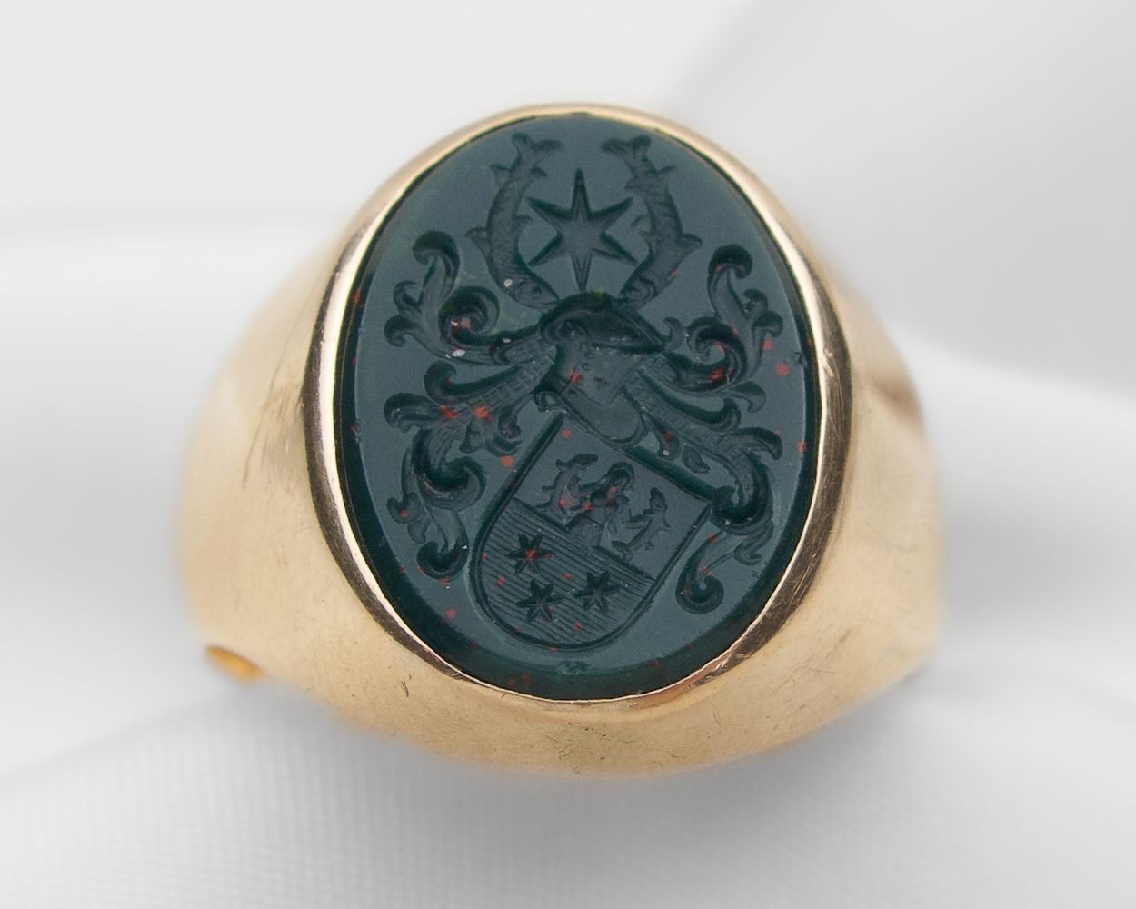 Victorian Bloodstone Signet Ring