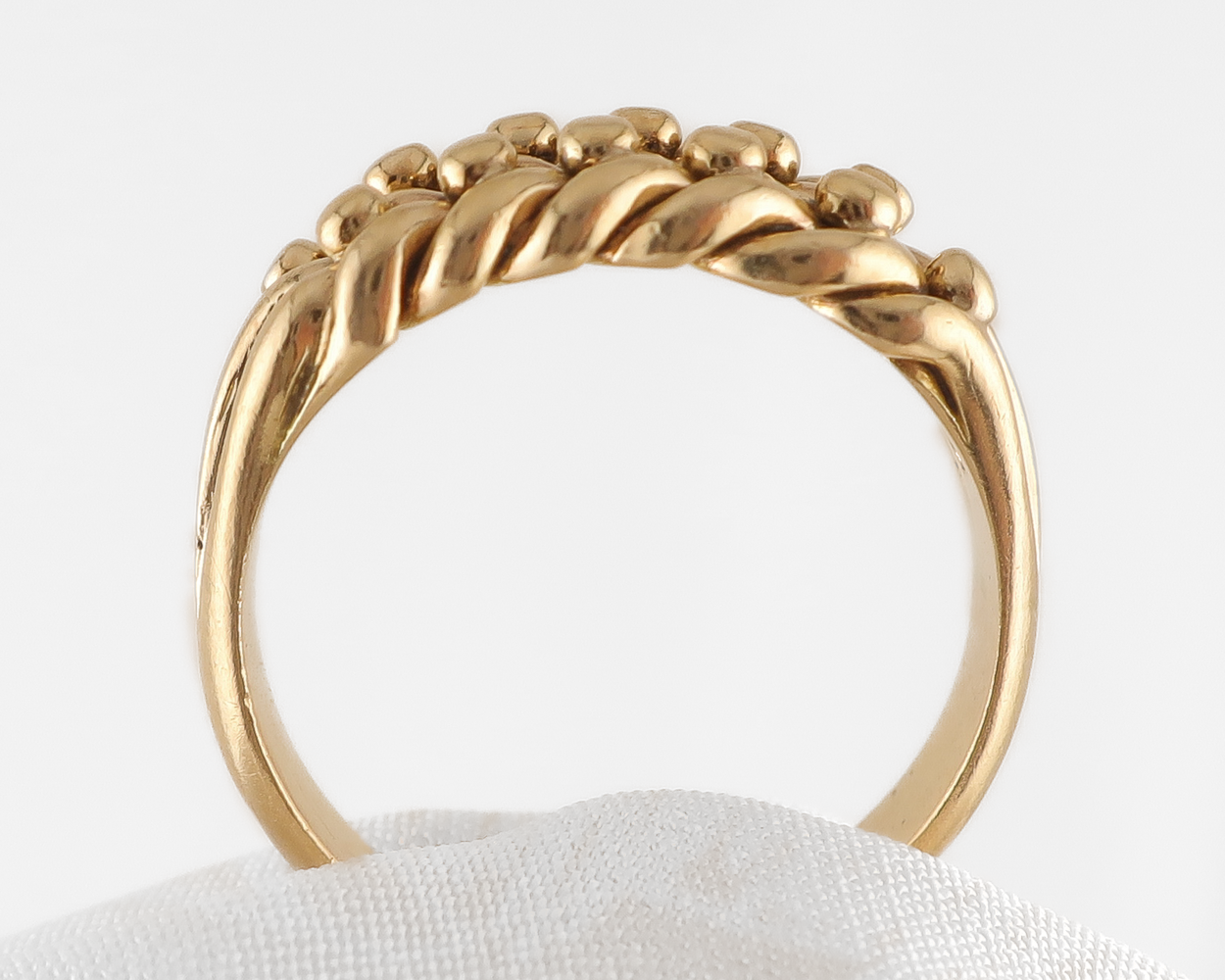 Edwardian 18KT Keeper Ring