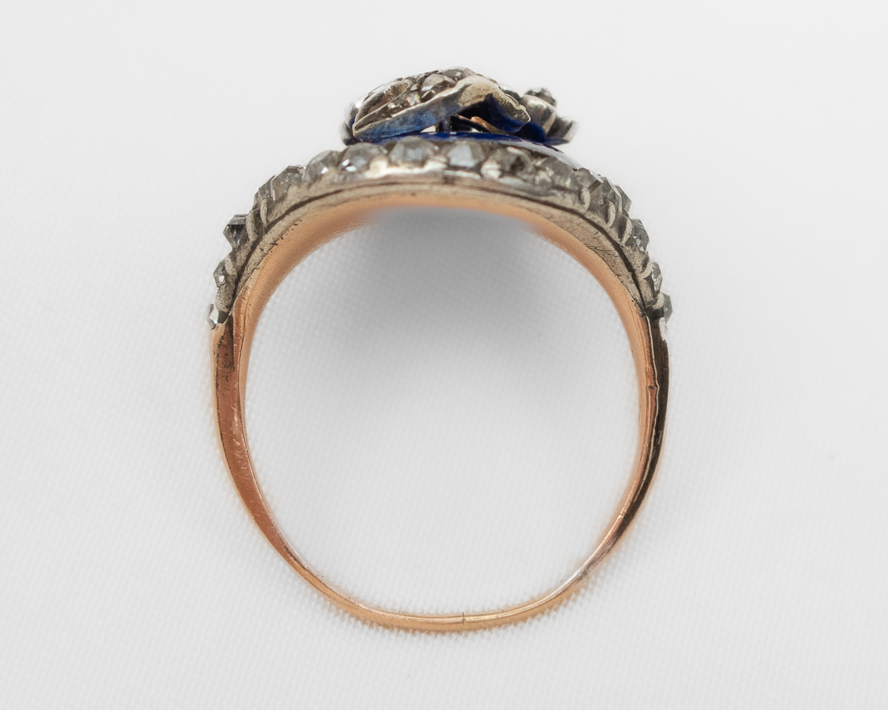 Early-Victorian Enamel & Diamond Ring