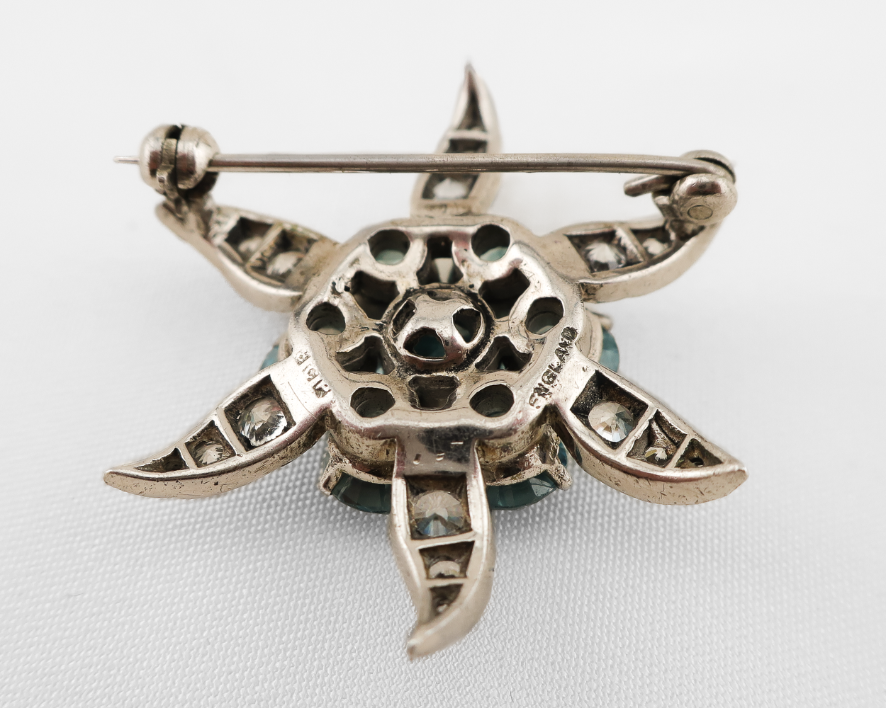 Edwardian Paste & Zircon Brooch