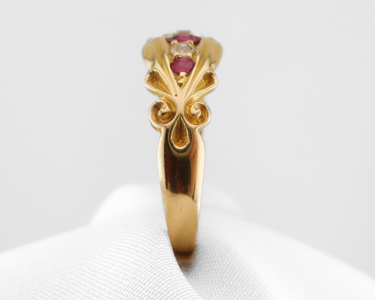 Edwardian Ruby & Diamond Ring