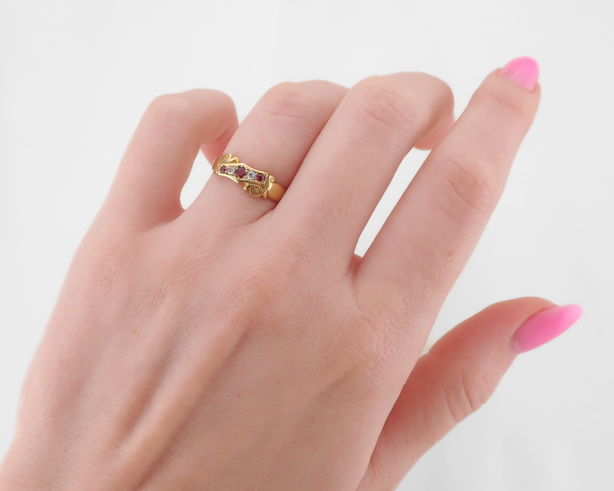 Late-Victorian Ruby & Diamond Ring