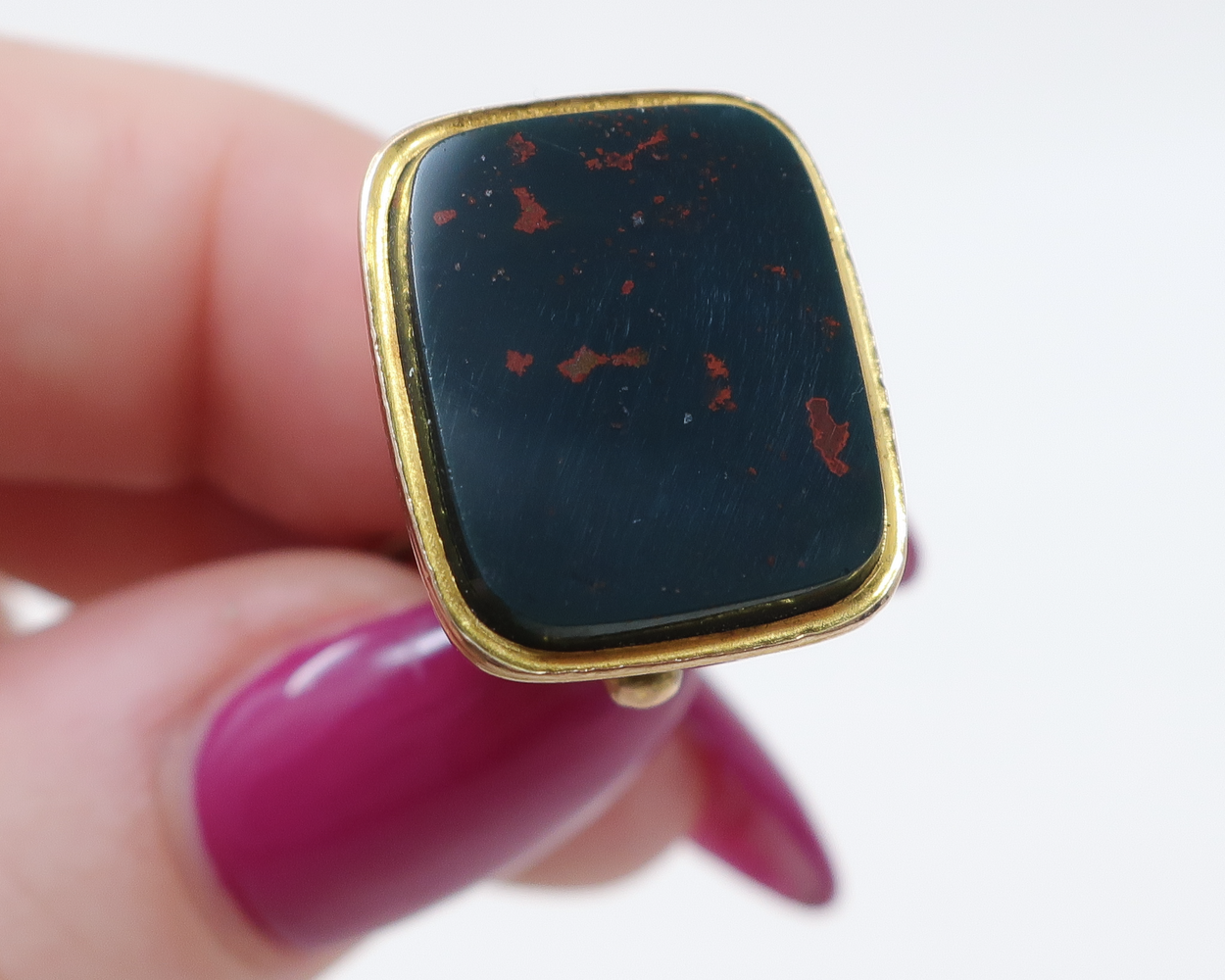 Victorian Bloodstone Fob