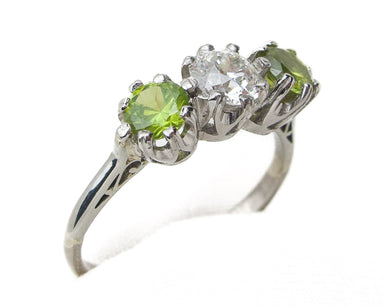 Edwardian 3 stone diamond ring Clearance