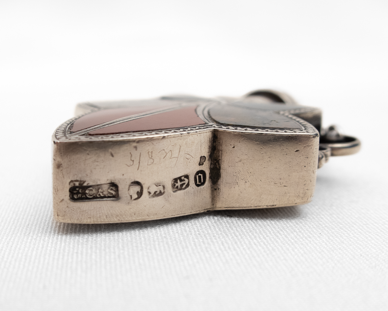 Victorian Scottish Agate Perfume Bottle