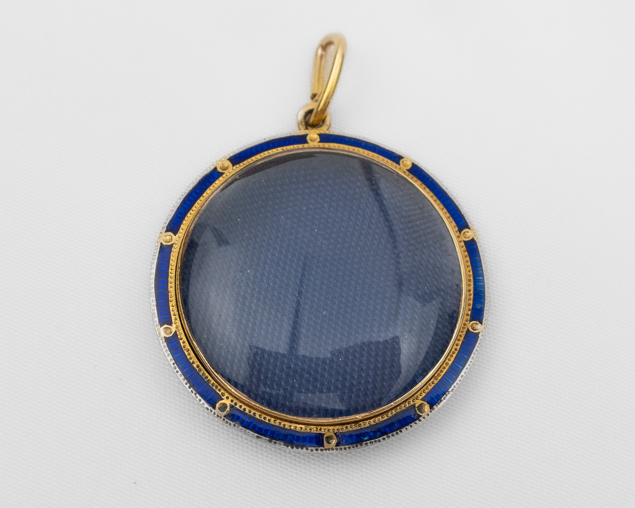 Edwardian Blue Enamel Locket