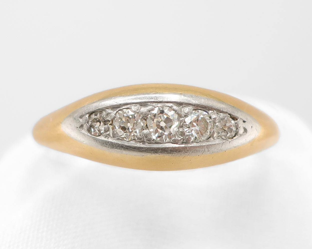 Edwardian Slender Diamond Ring