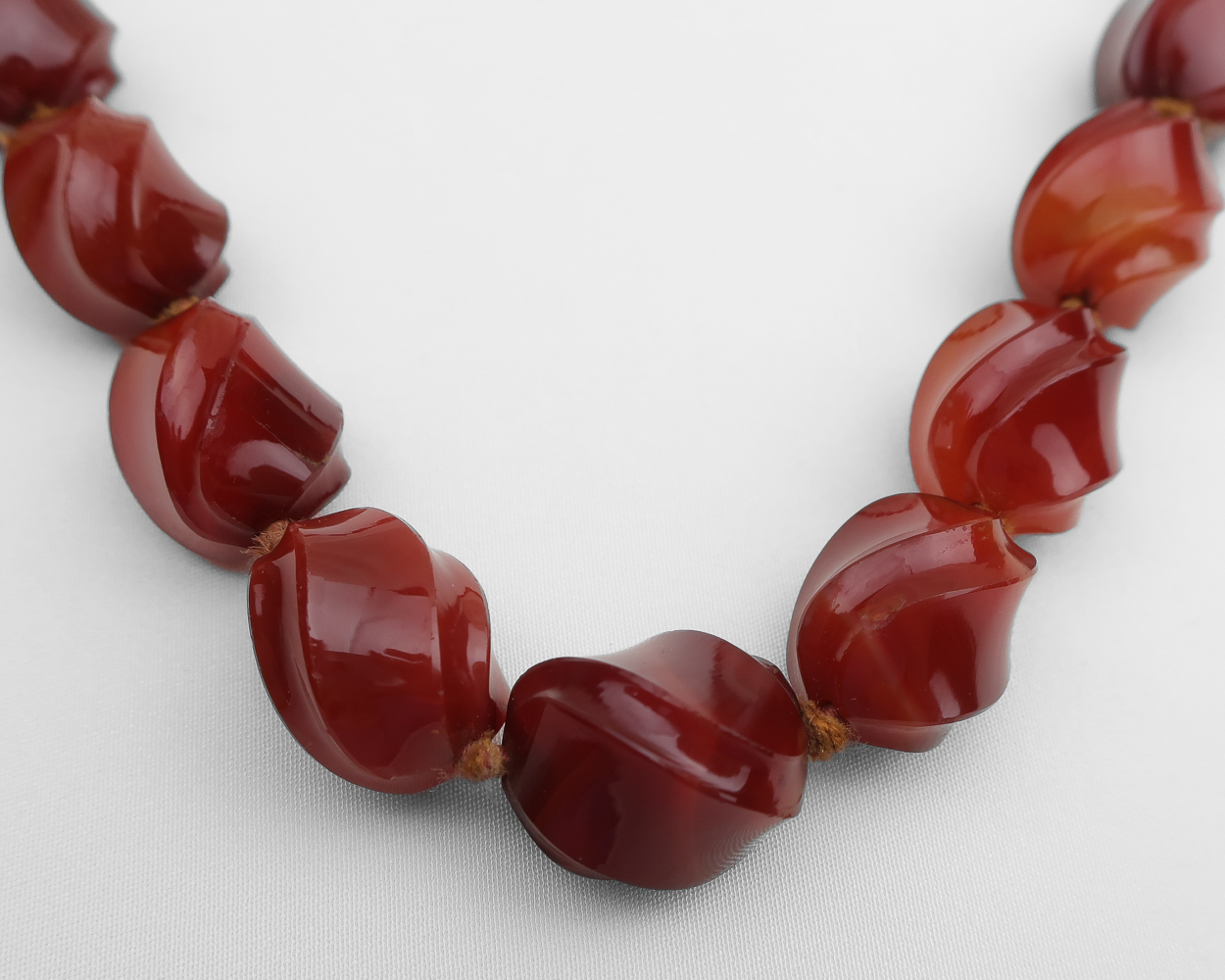 Victorian Carved Agate Necklace