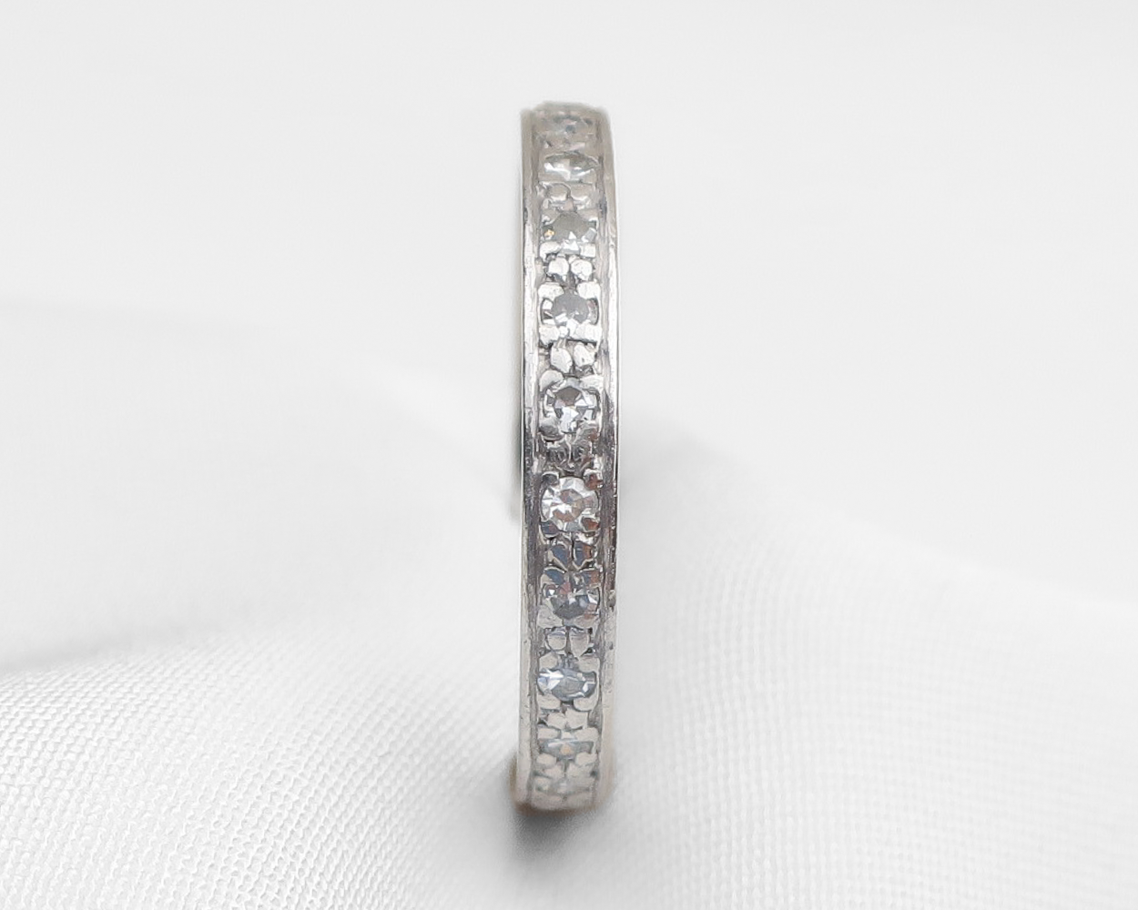 Art Deco Diamond Eternity Band