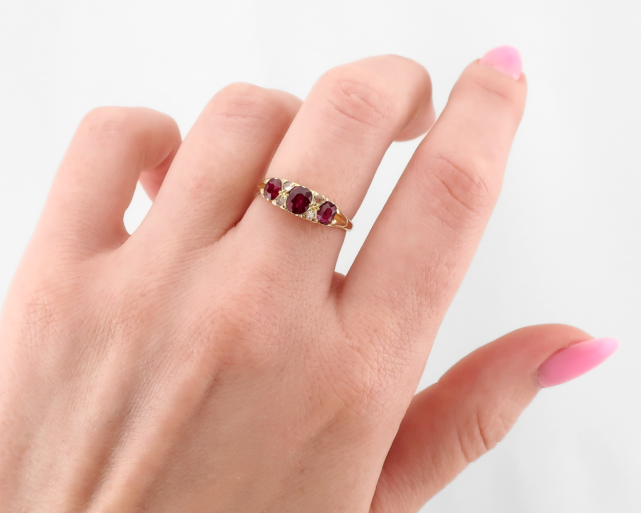 Victorian Ruby & Diamond Ring