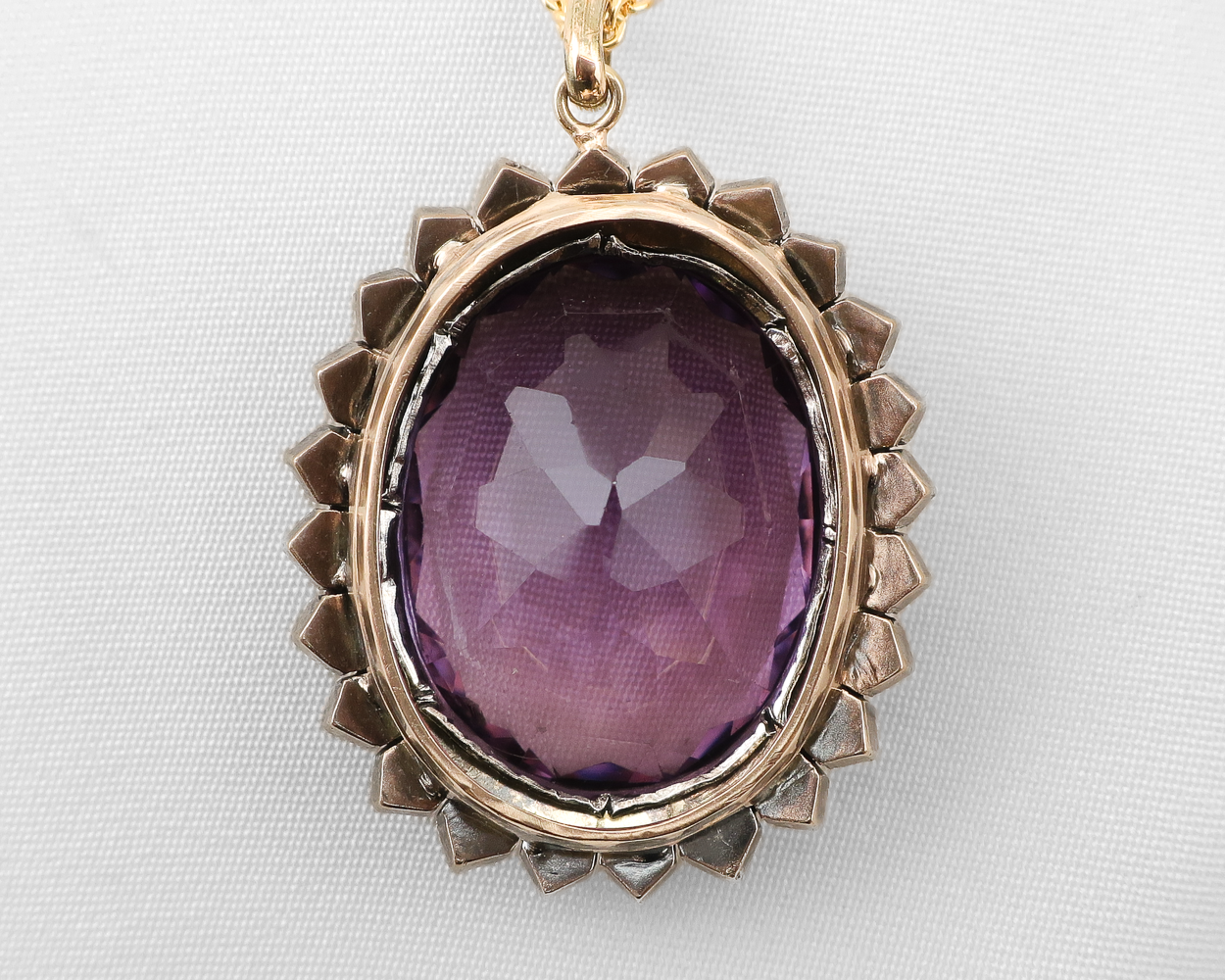 Victorian Amethyst & Pearl Pendant