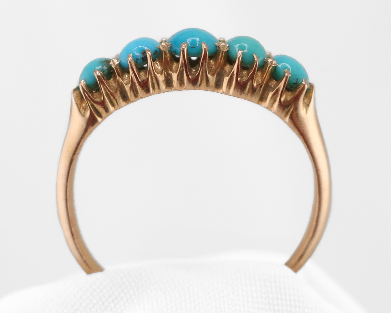 Victorian 5-Stone Turquoise Ring