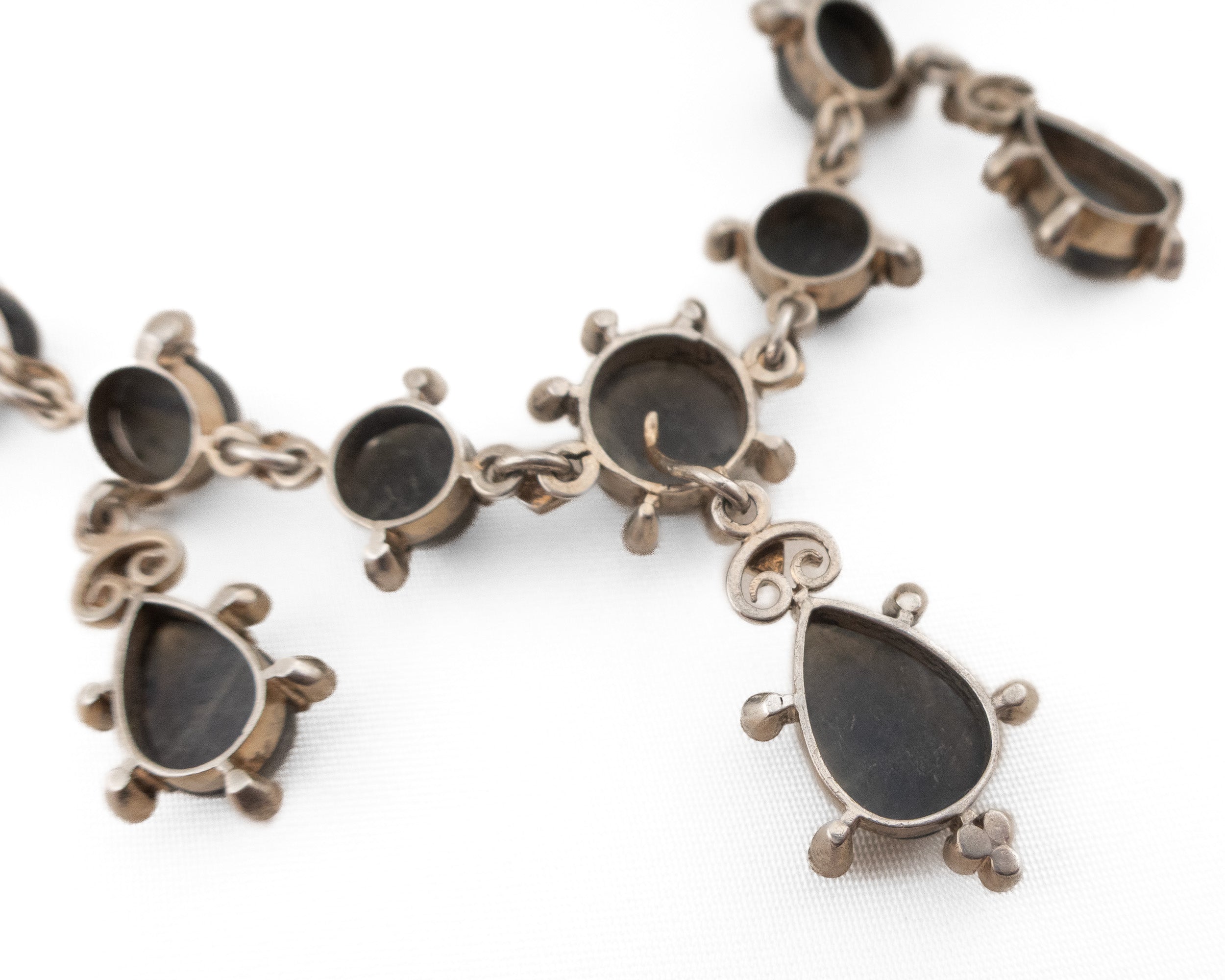 Victorian Pearl & Labradorite Necklace