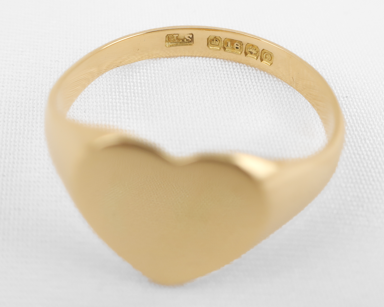 Edwardian Heart-Shaped Signet Ring