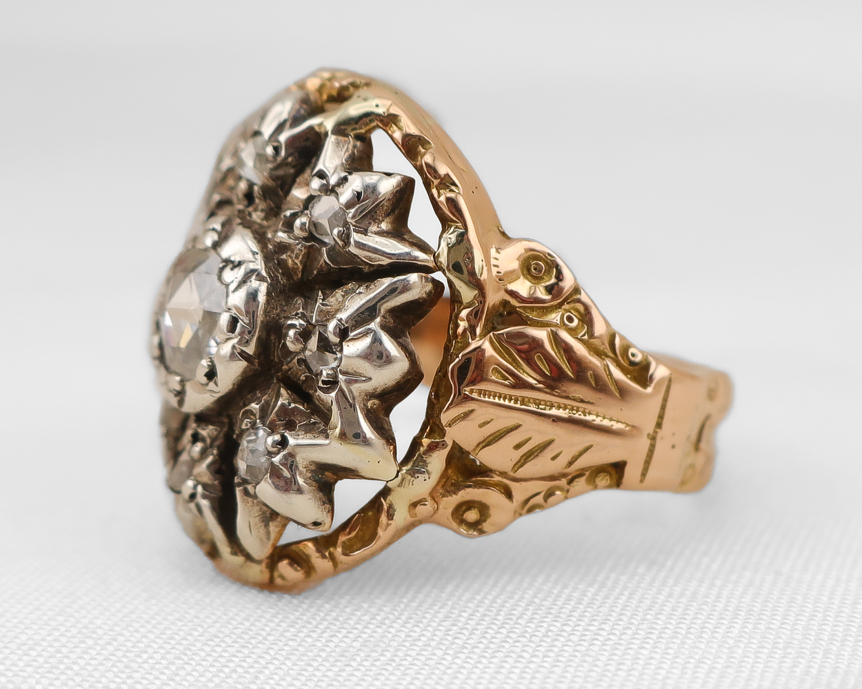Victorian Rose-Cut Diamond Ring