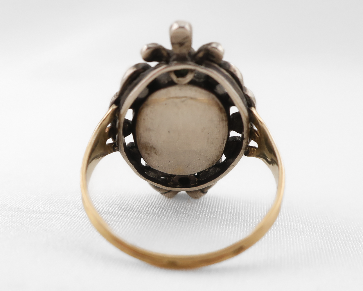 Victorian Quartz, Garnet & Marcasite Ring