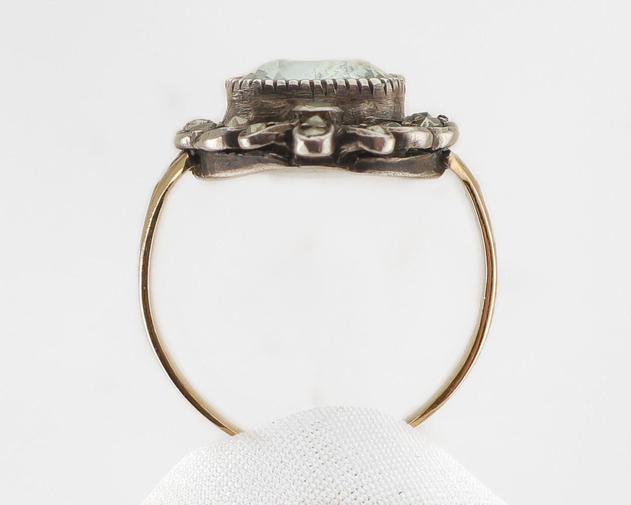 Victorian Quartz, Garnet & Marcasite Ring