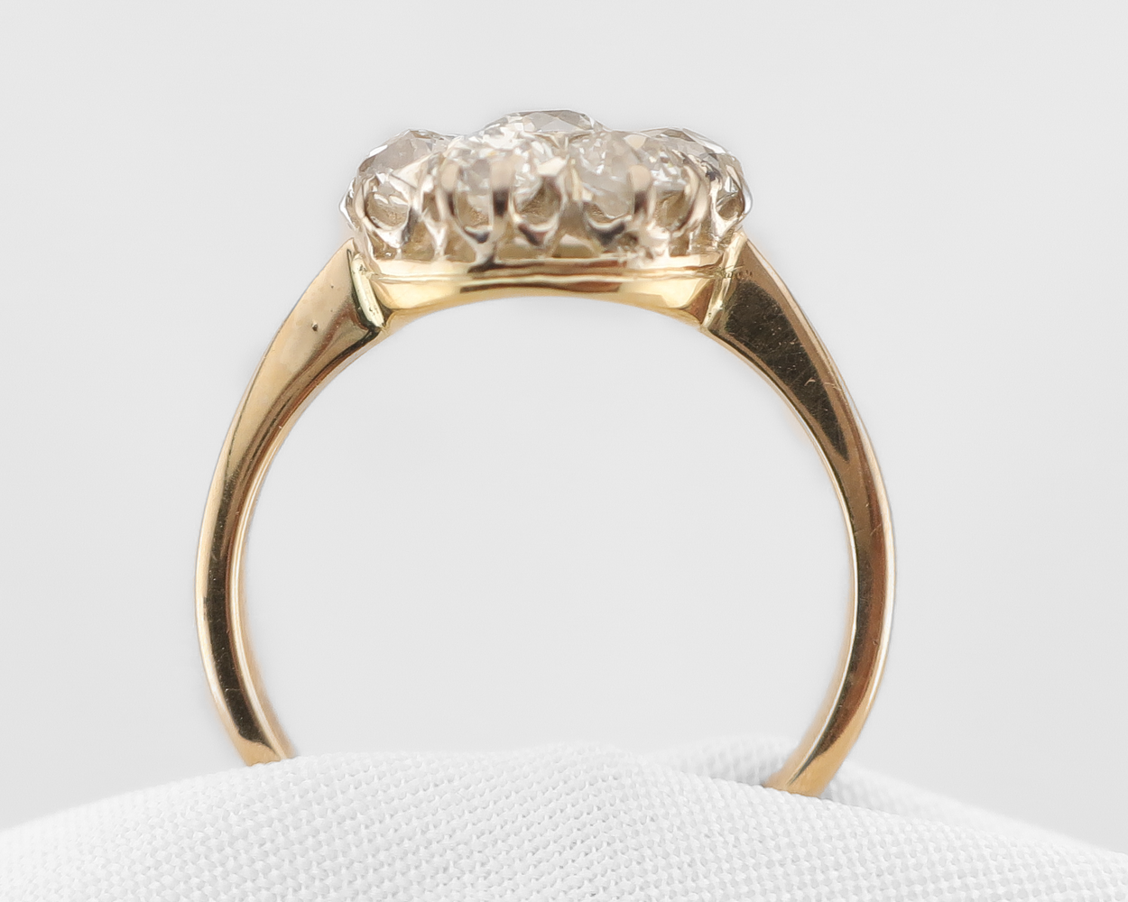 Victorian Diamond Cluster Ring