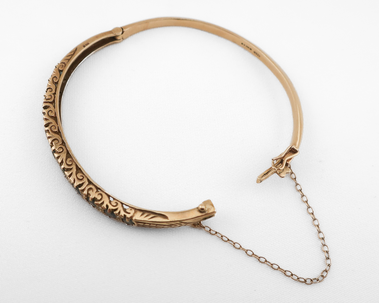 Vintage Sapphire & Diamond Bangle