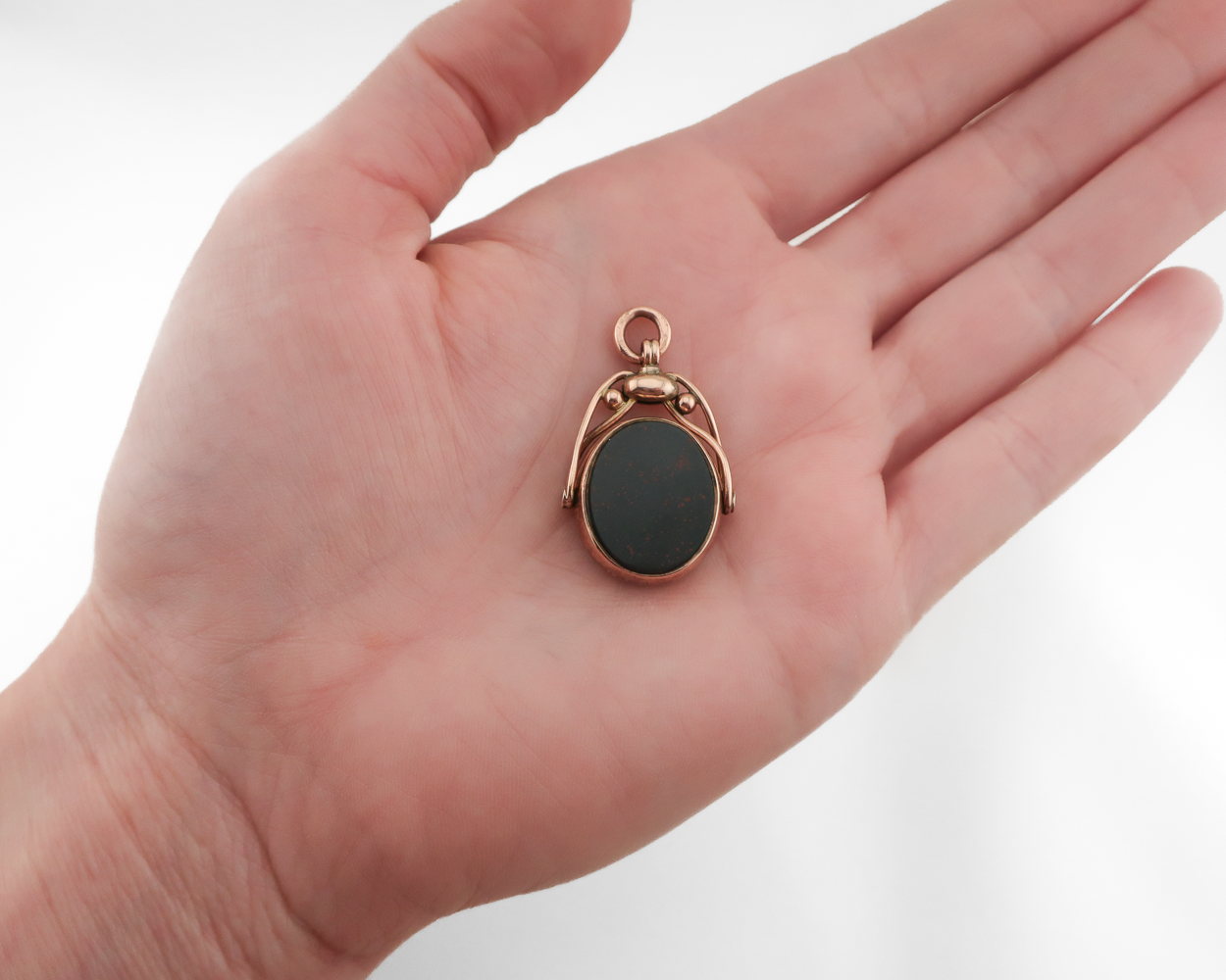 Victorian Bloodstone/Carnelian Flip Fob