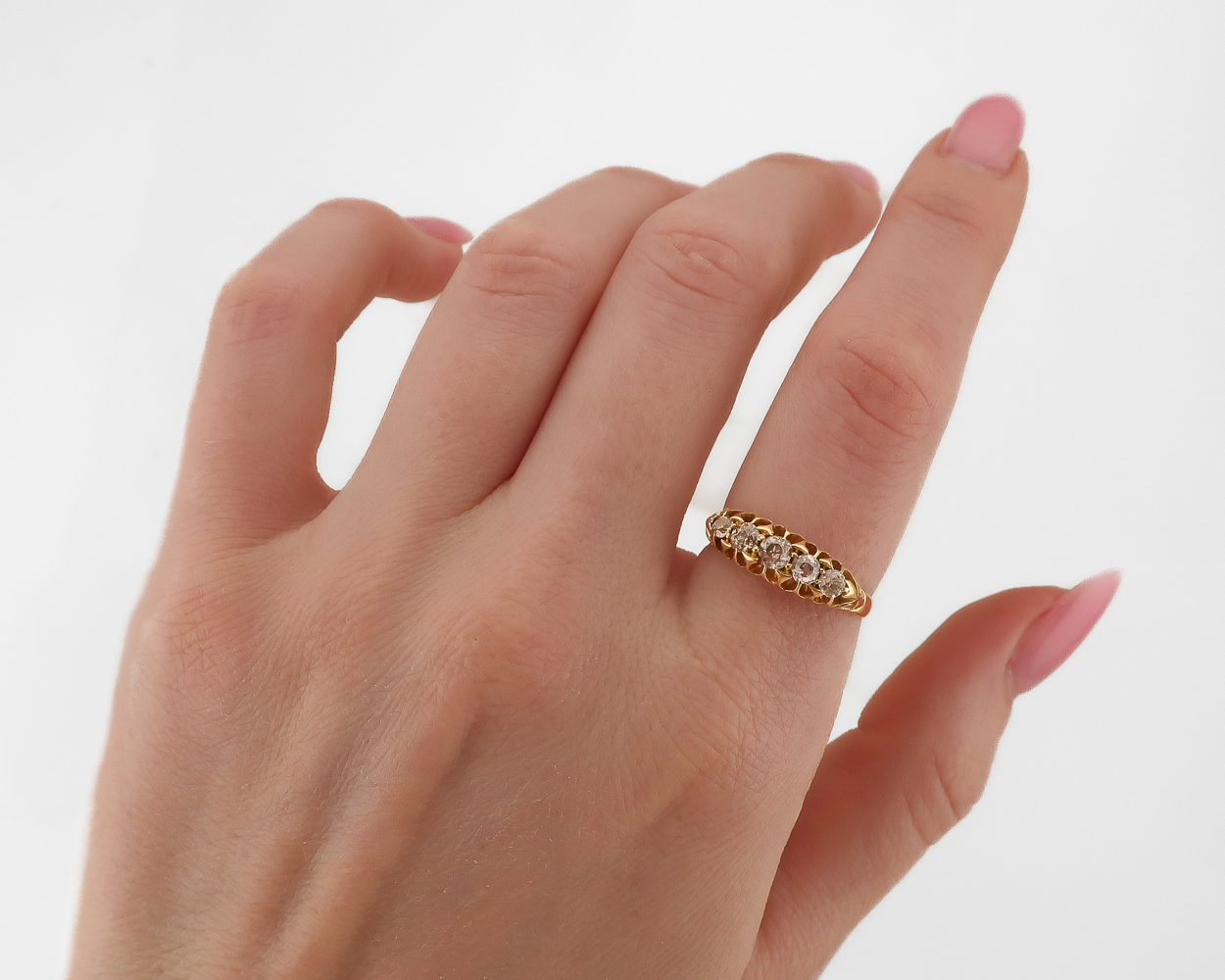 Victorian 5-Stone Diamond Ring