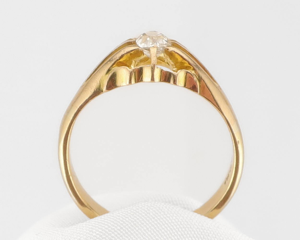 Victorian 18KT Diamond Solitaire