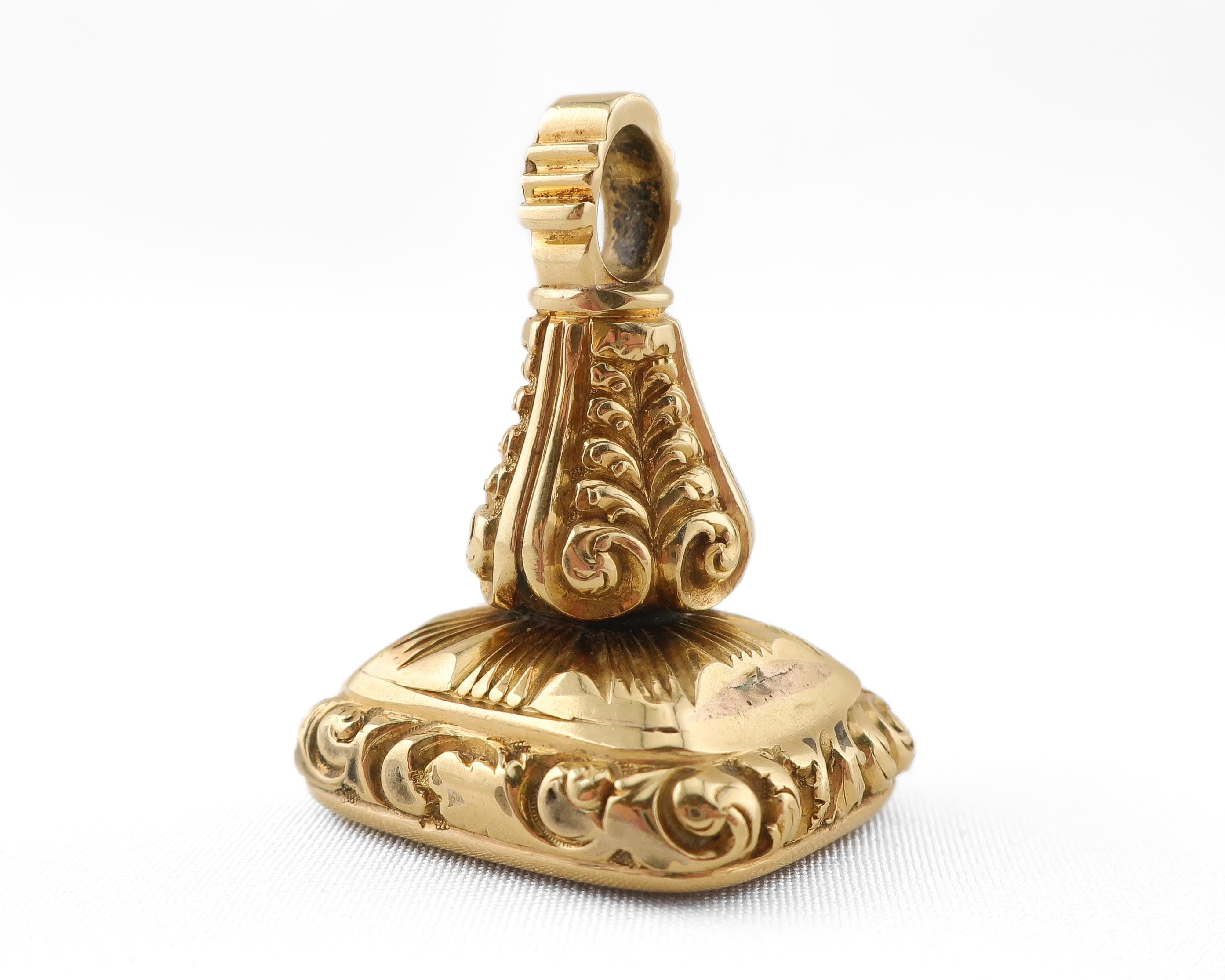 Early-Victorian Carnelian Fob