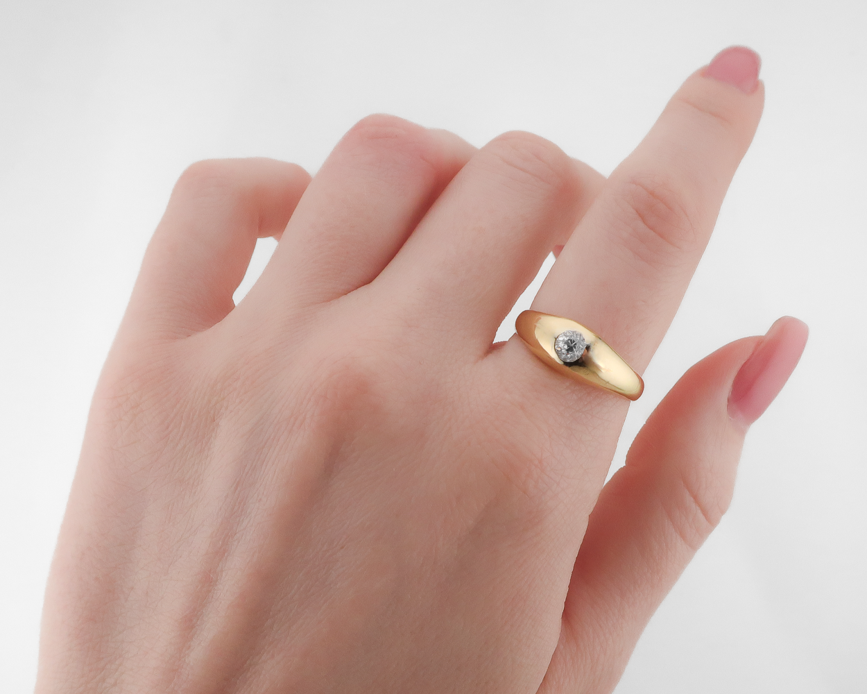 Dated 1927 Art Deco Diamond Ring