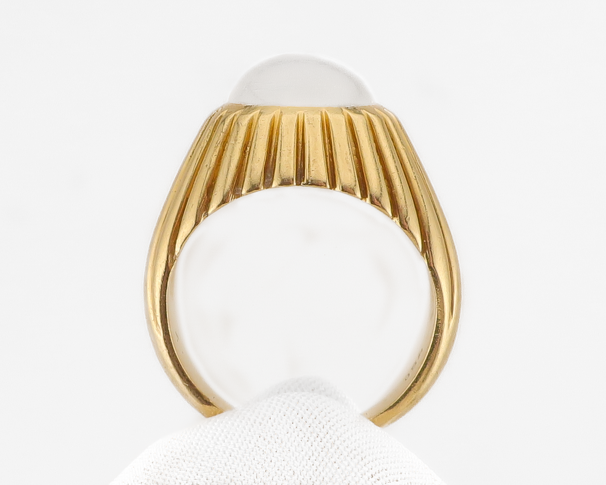 Late-Midcentury Moonstone Cabochon Ring