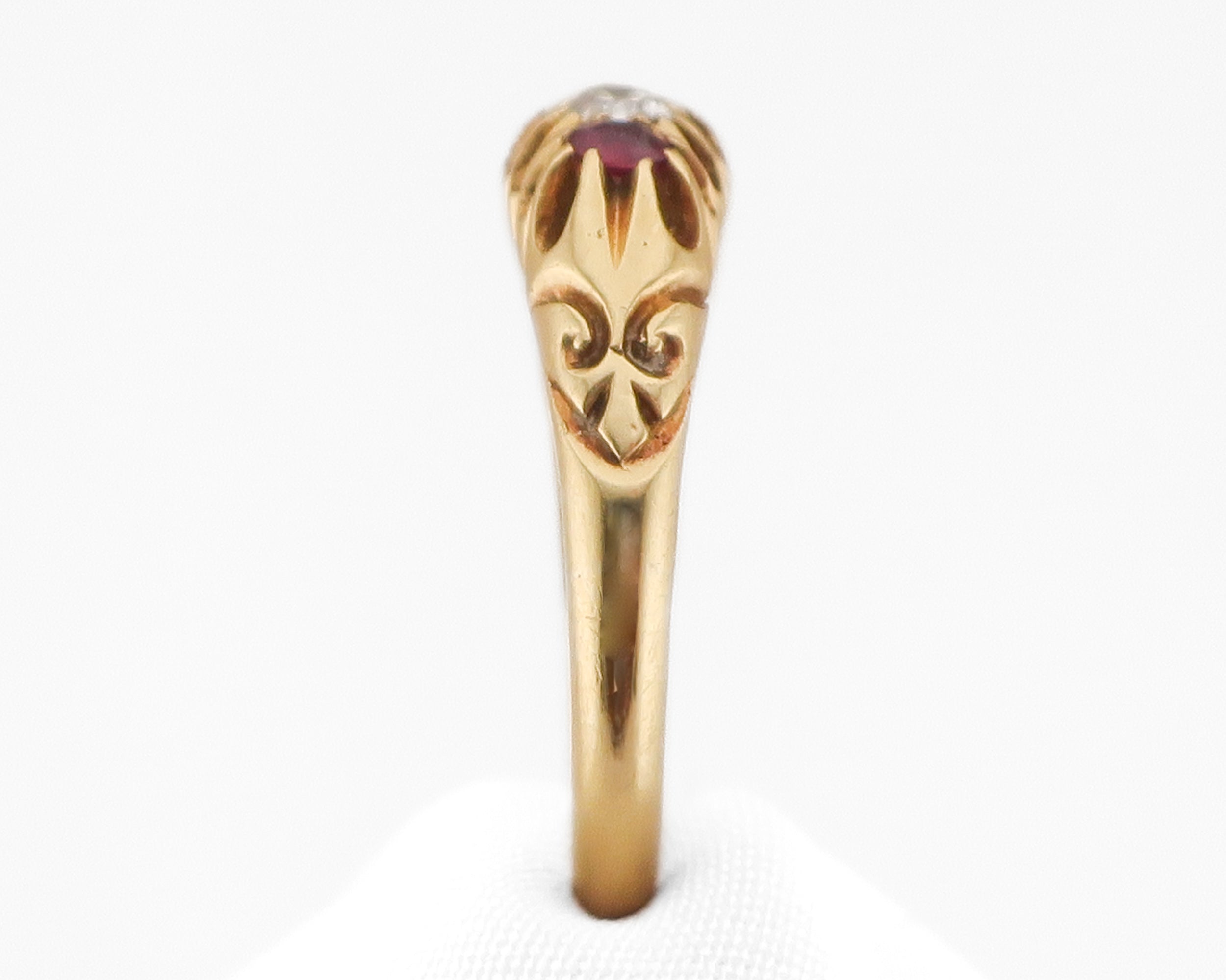 Edwardian Diamond & Ruby Ring