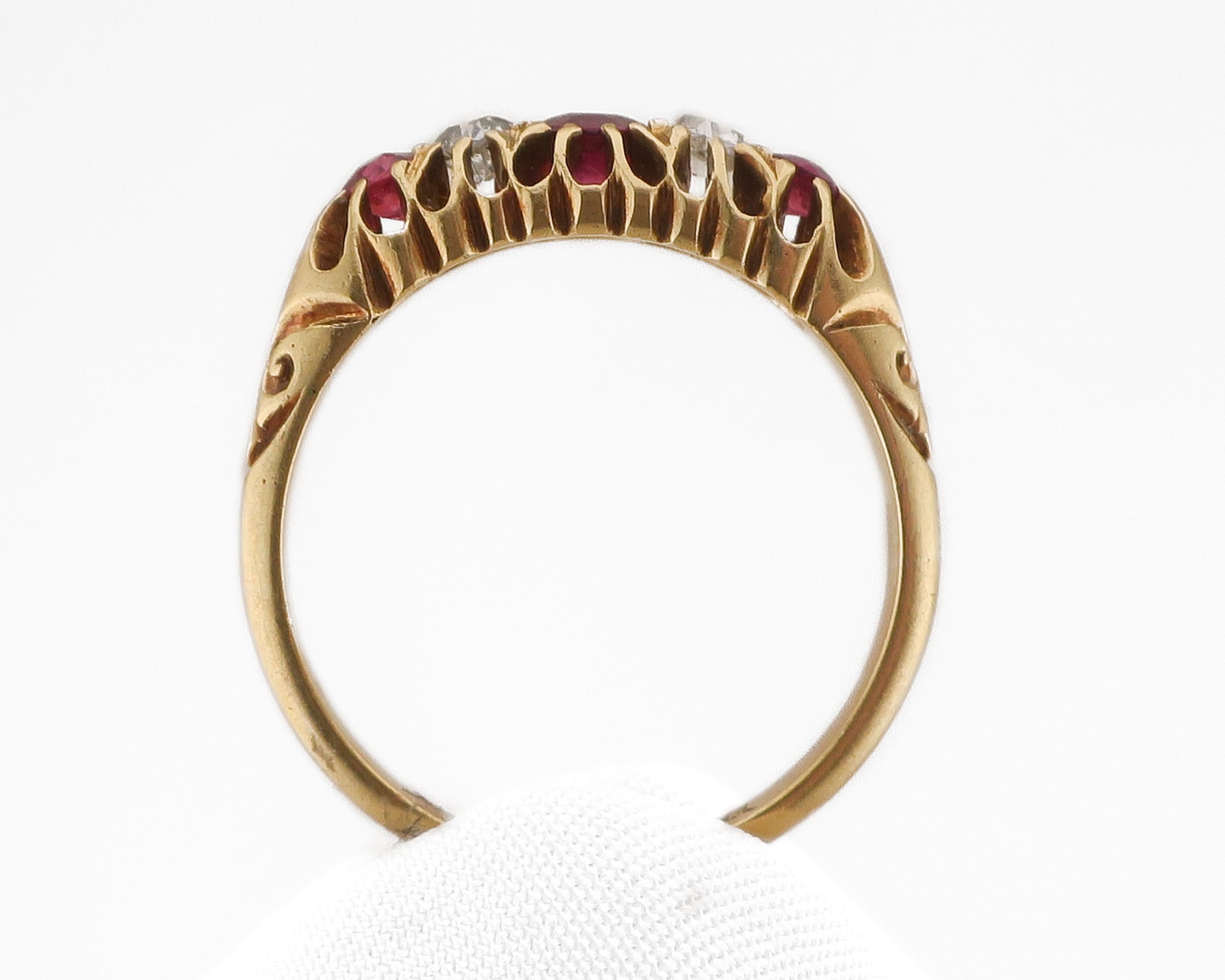 Edwardian Diamond & Ruby Ring