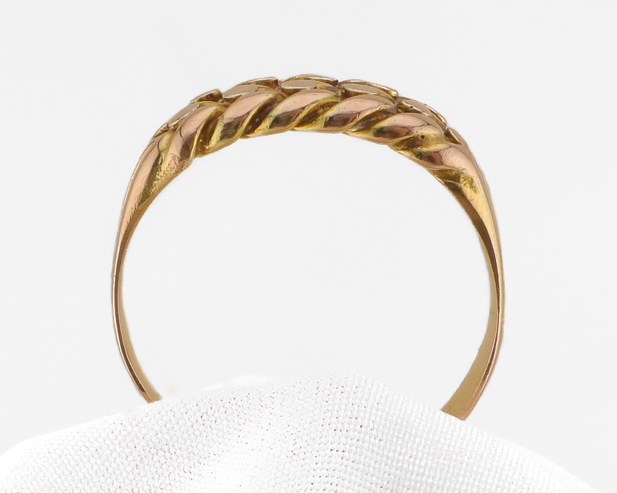 Dated 1890 Braided Keeper Ring