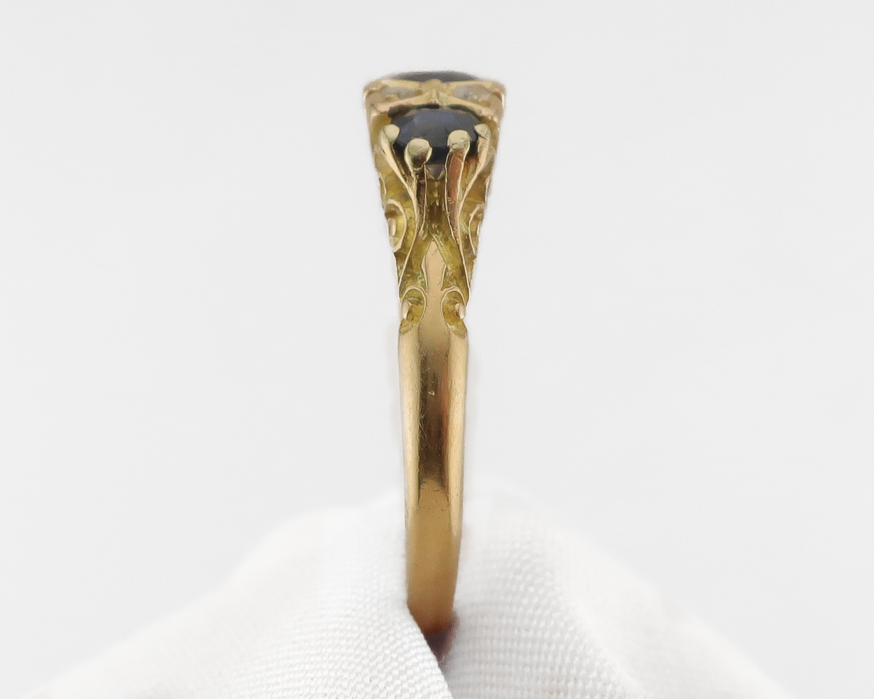 Victorian Sapphire & Diamond Ring