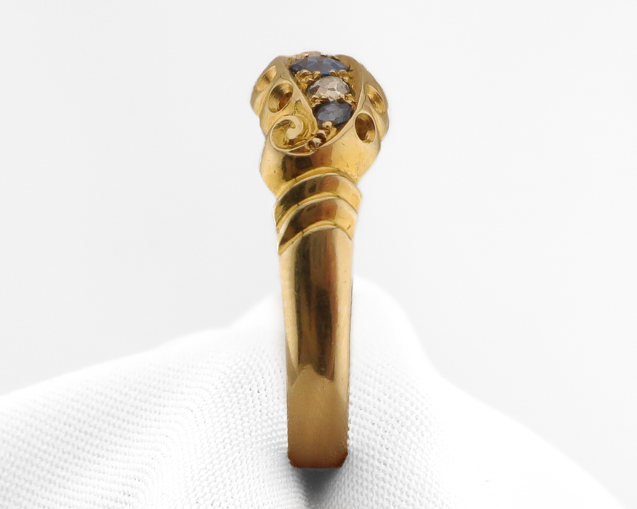 Dated 1907 Sapphire & Diamond Ring