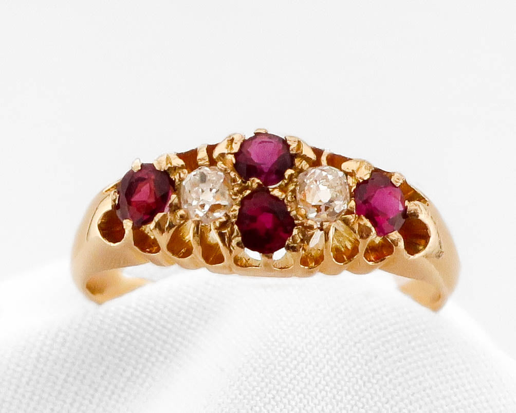 Victorian Ruby & Diamond Ring