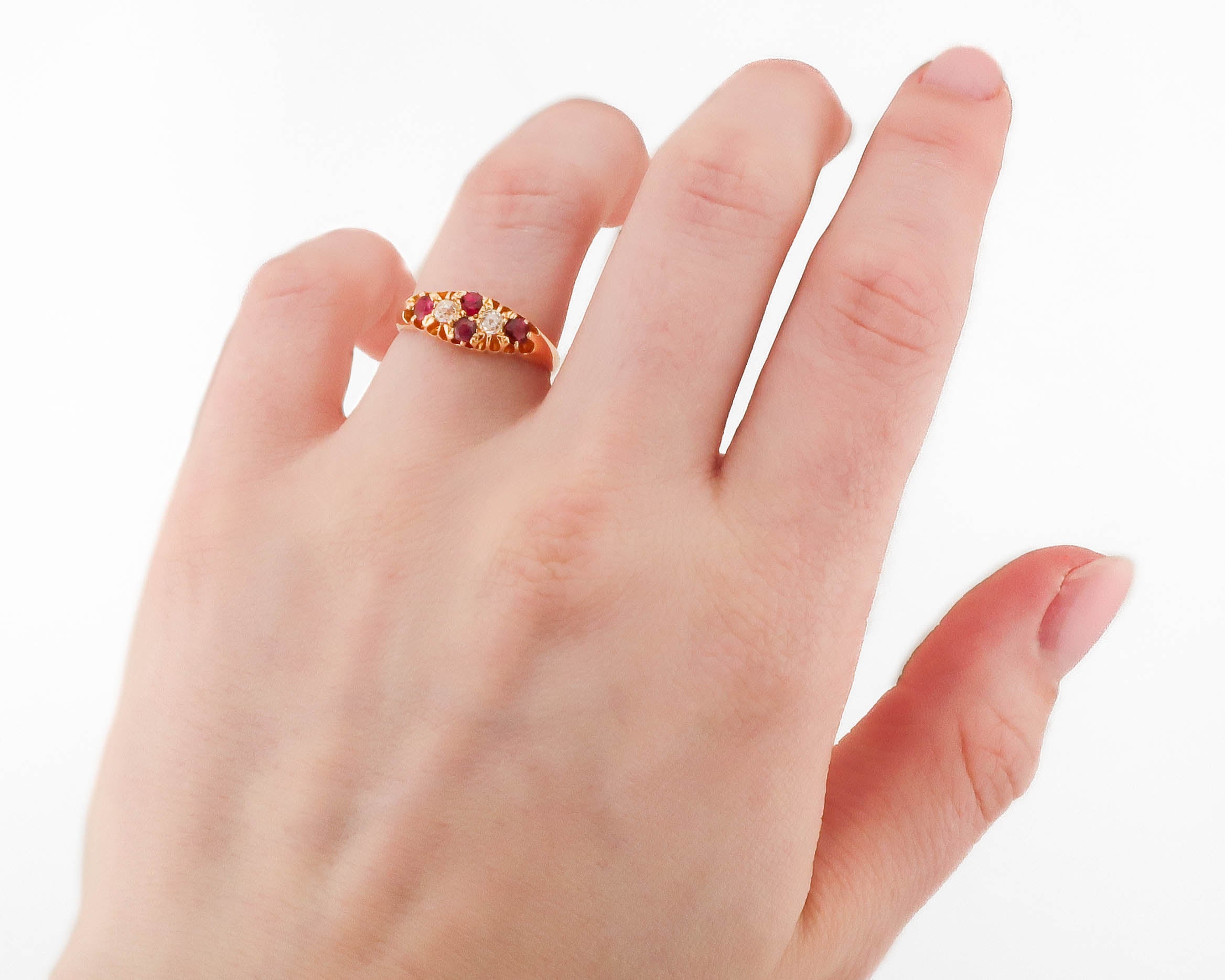 Victorian Ruby & Diamond Ring